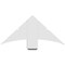 Ekena Millwork Davenport Architectural Grade PVC Gable Bracket, 36"W x 16 1/2"H x 6"D x 6"F, 11/12 Pitch GBP036X17X0606DAV00 - alternate 2